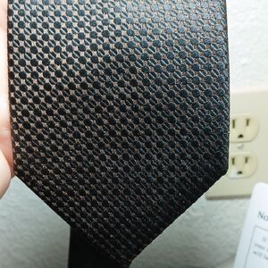 Elegant Black and Brown Men's Tie